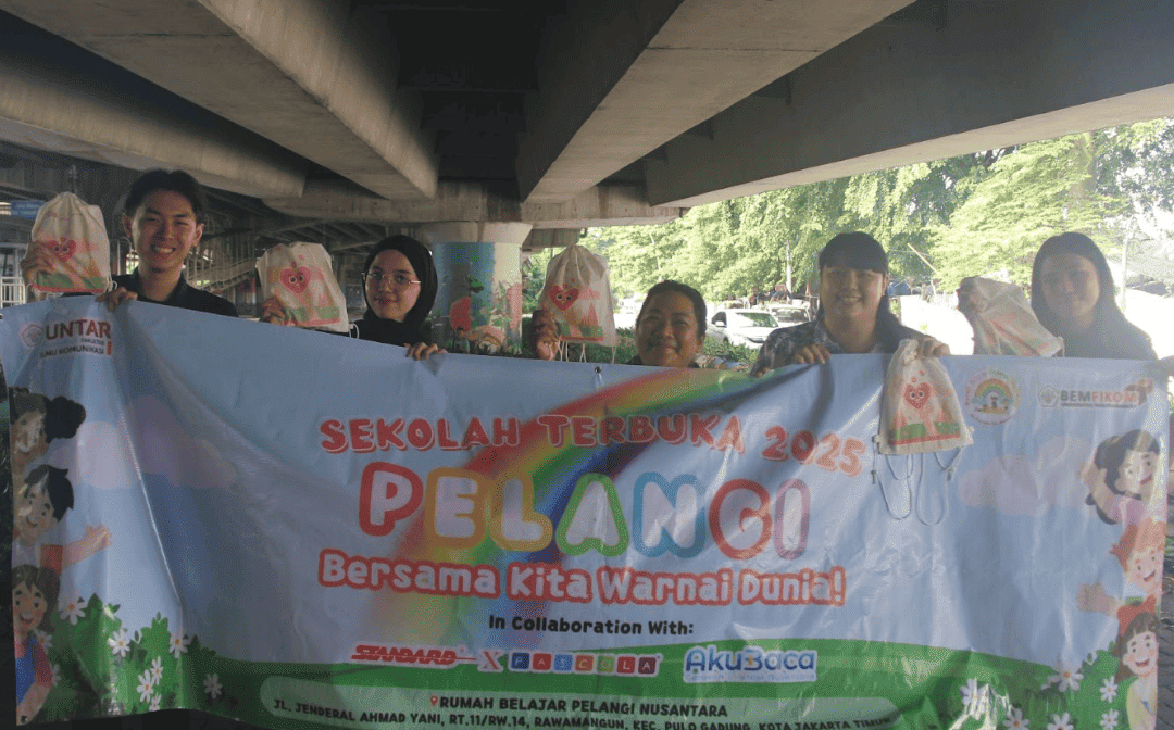 BEM Fikom Untar Kunjungi Rumah Belajar Pelangi Nusantara: Wujud Kepedulian dan Dukungan bagi Pendidikan Indonesia